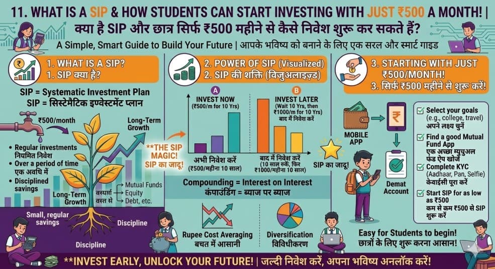 What Is a SIP? Start Investing with Just ₹500 a Month