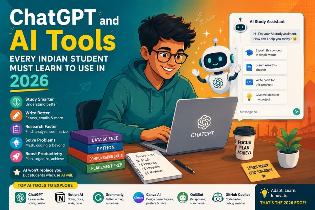 ChatGPT and AI Tools for Students in India (2026 Guide)