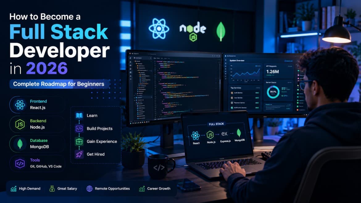 Full Stack Developer Roadmap 2026: Complete Guide for Beginners
