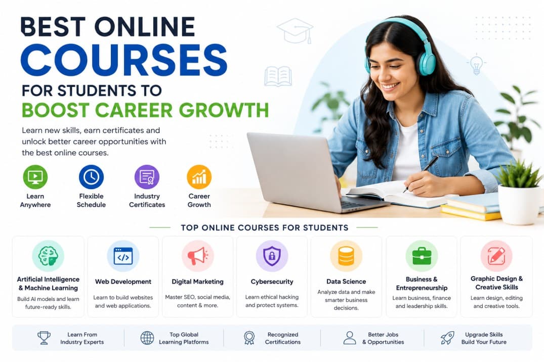 Best Online Courses for Students to Boost Career Growth in 2026