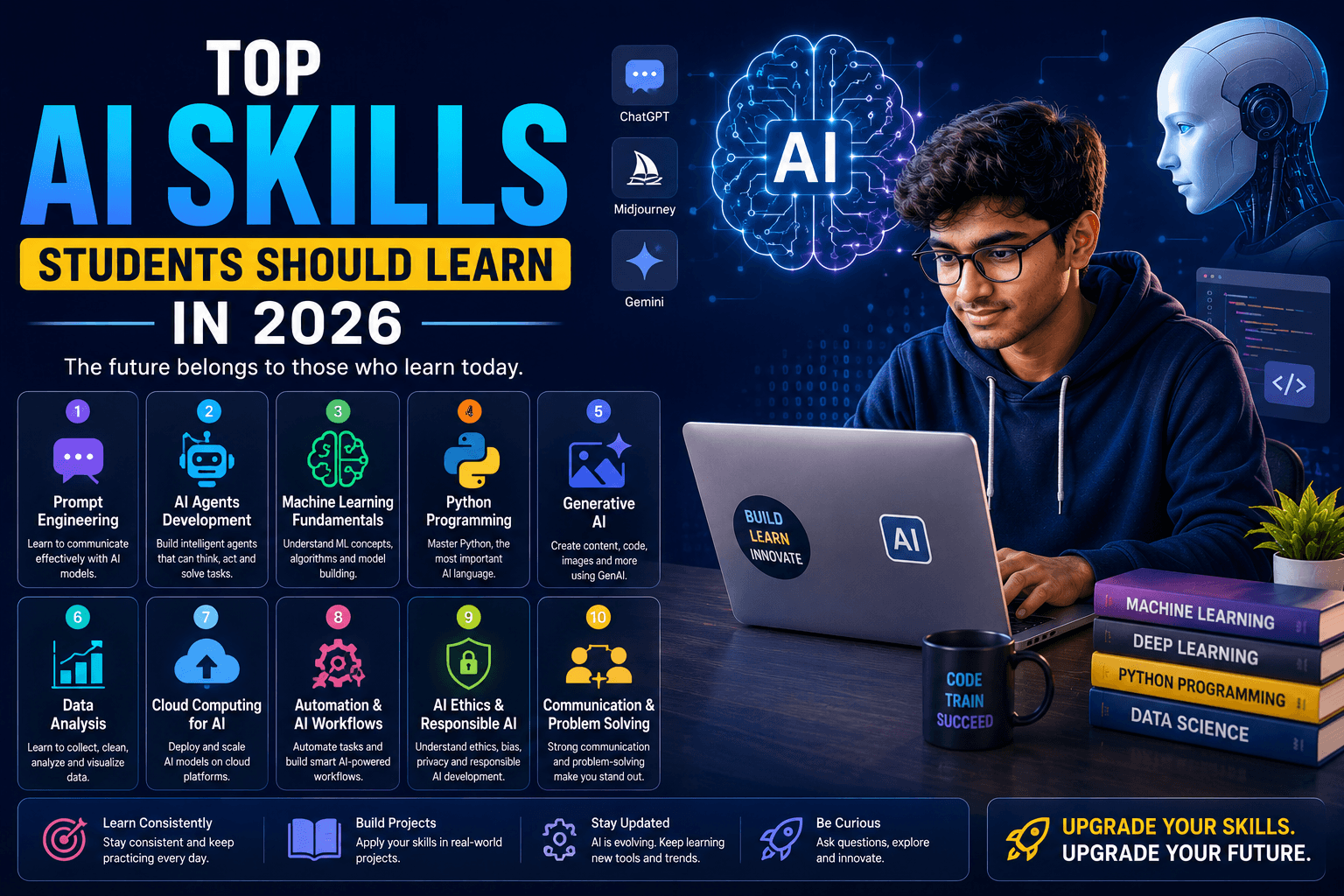 Top AI Skills Students Should Learn in 2026