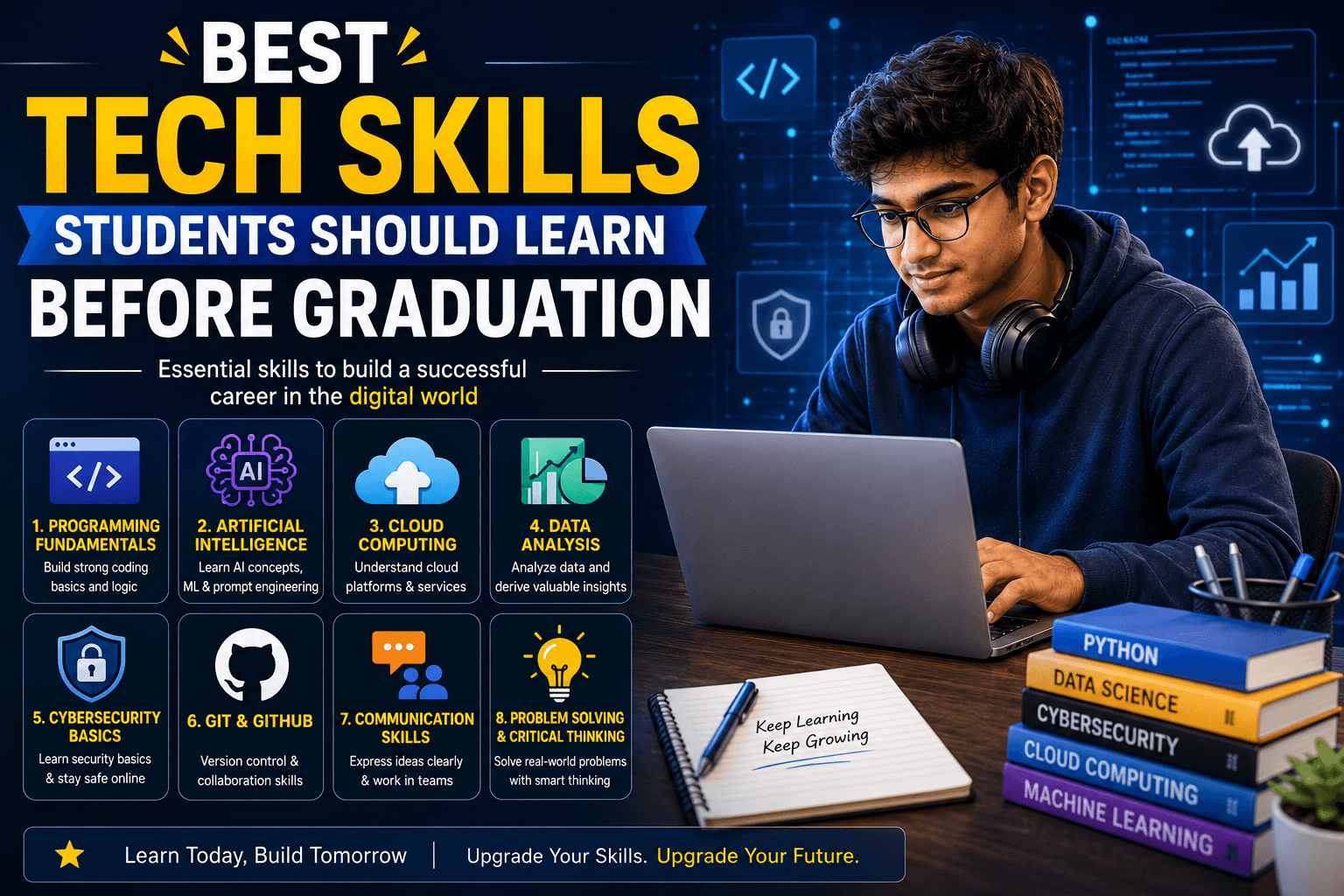 Best Tech Skills Students Should Learn Before Graduation