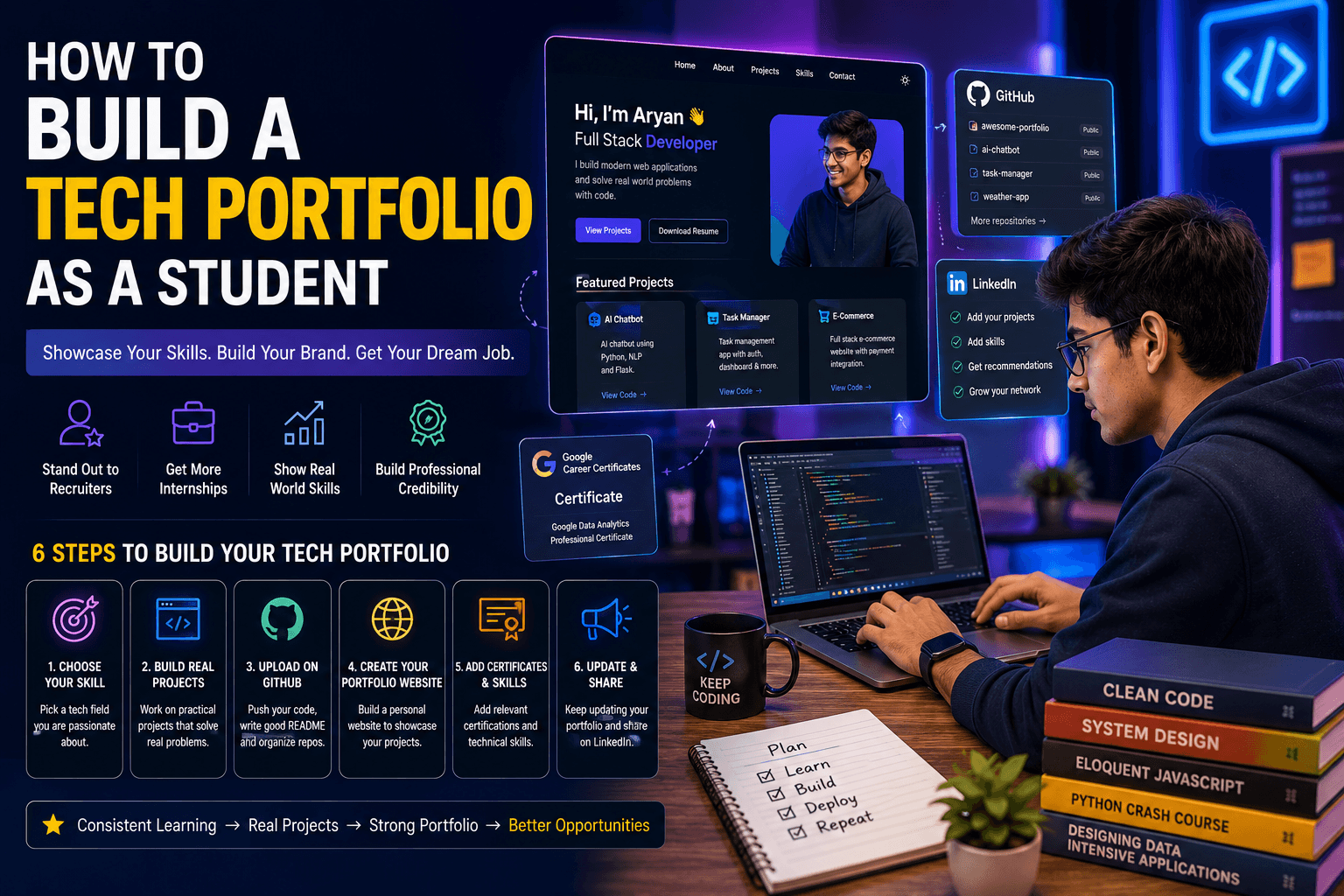 How to Build a Tech Portfolio as a Student