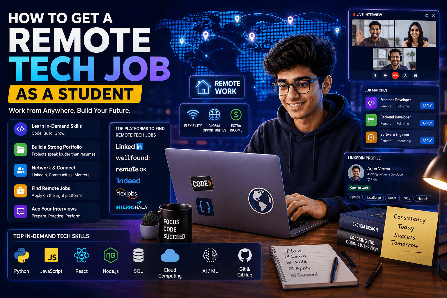 How to Get a Remote Tech Job as a Student: A Step-by-Step Guide