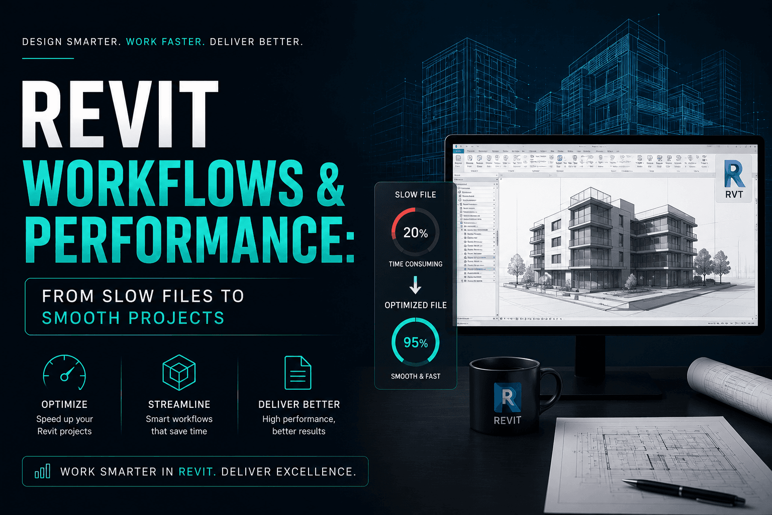 Revit Workflows & Performance: From Slow Files to Smooth Projects