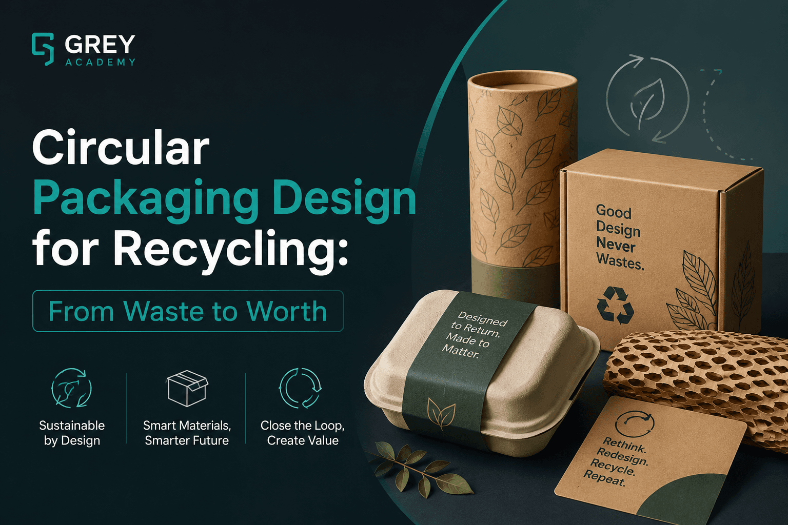 Circular Packaging Design for Recycling: From Waste to Worth