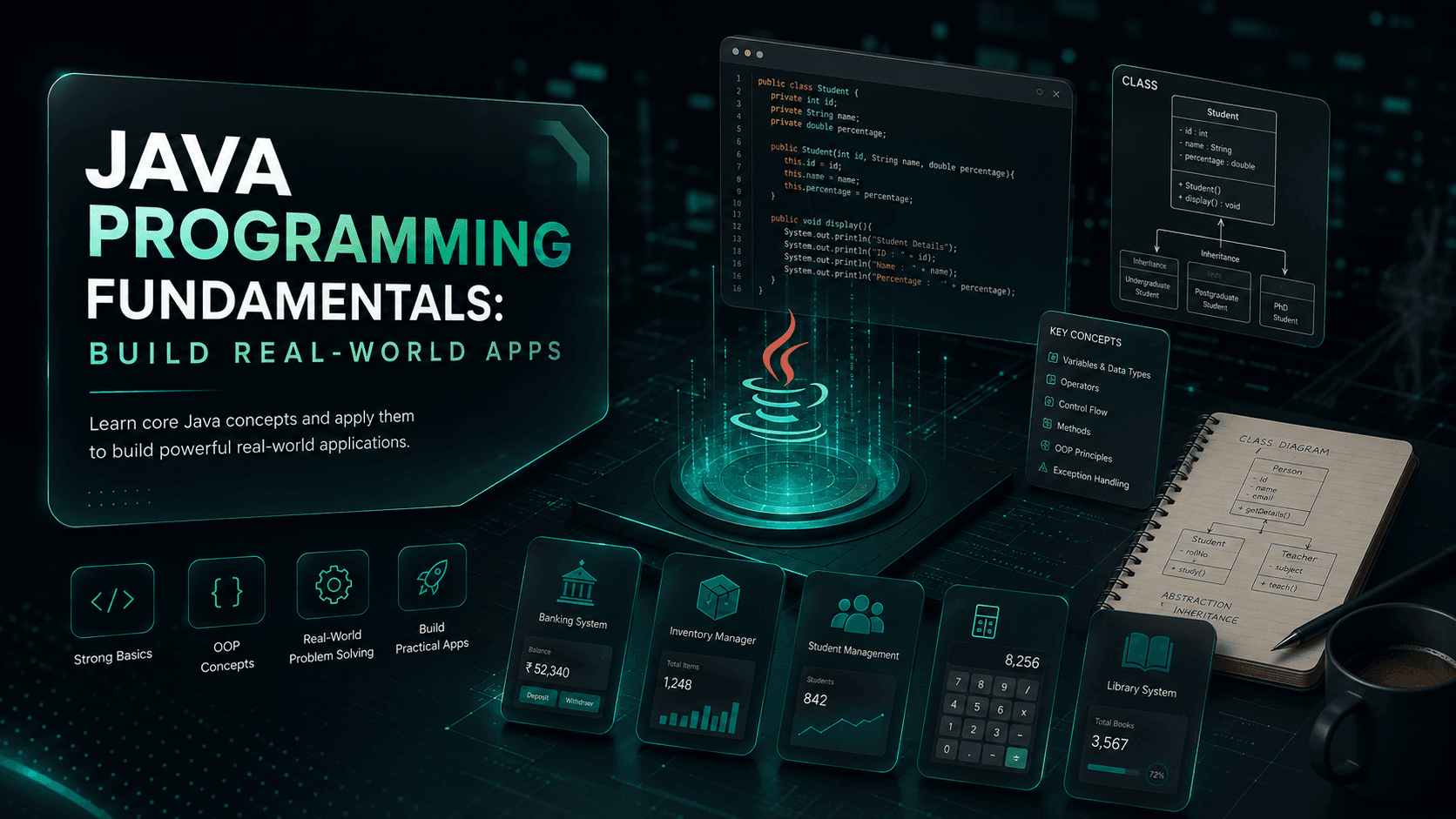 Java Programming Fundamentals: Build Real-World Apps
