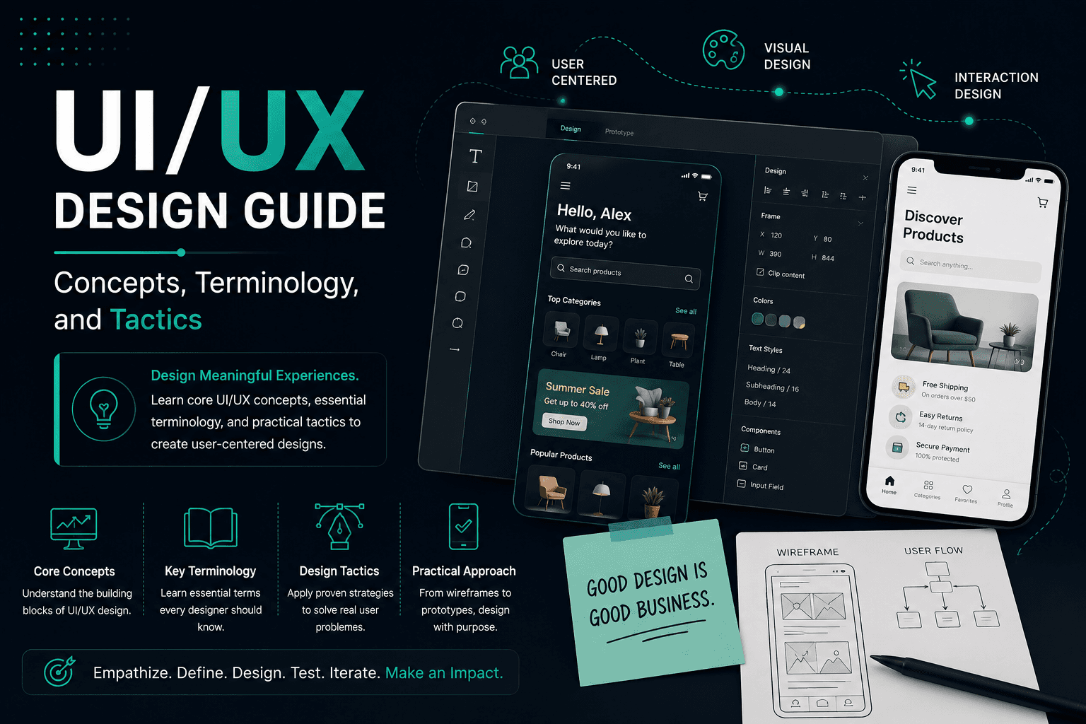 UI/UX Design Guide: Concepts, Terminology, and Tactics