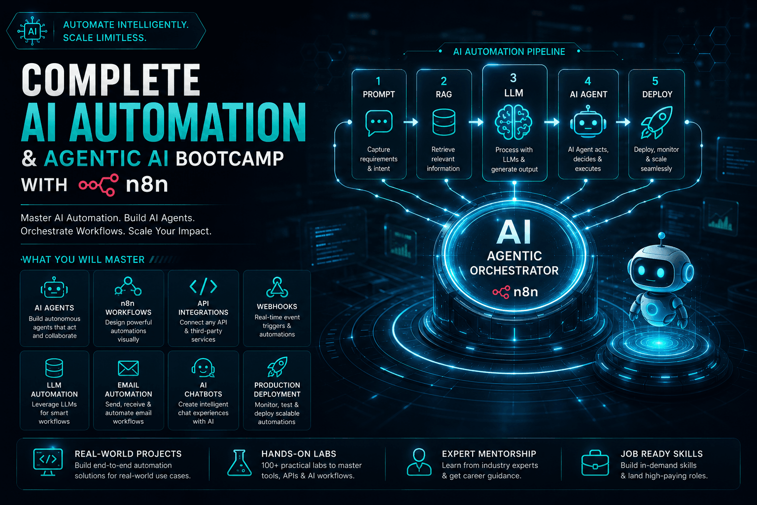 Complete AI Automation And Agentic AI Bootcamp With n8n