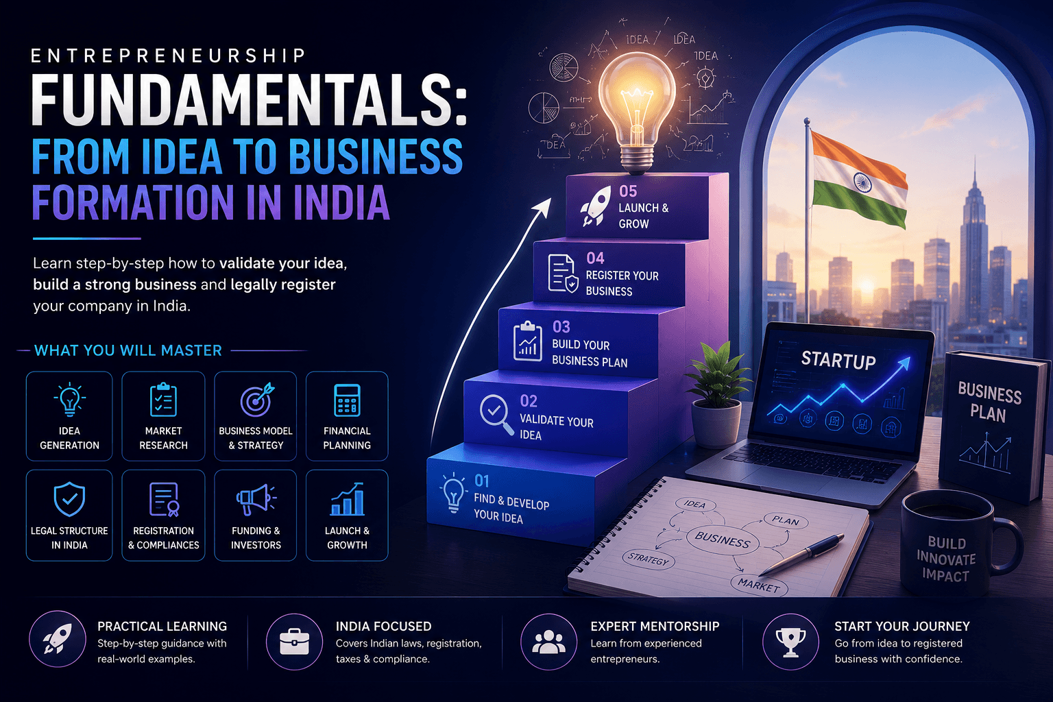 Entrepreneurship Fundamentals: From Idea to Business Formation in India