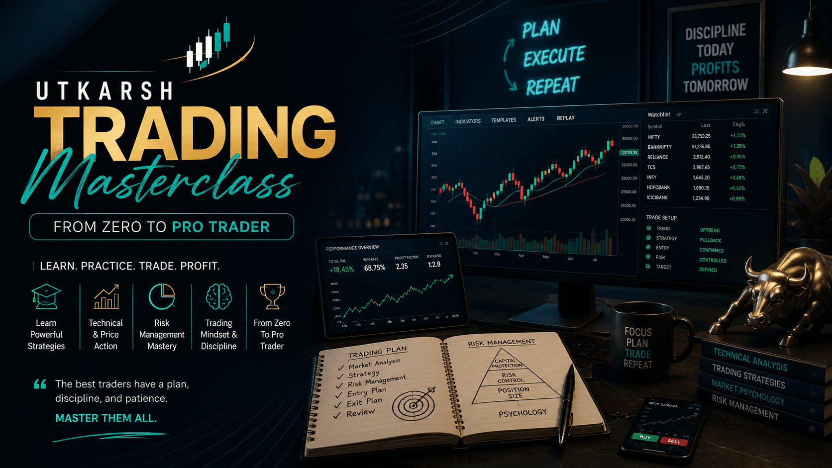 Utkarsh Trading Masterclass: From Zero to Pro Trader