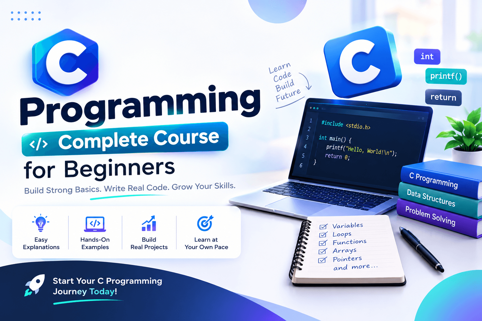 C Programming: Complete Course for Beginners
