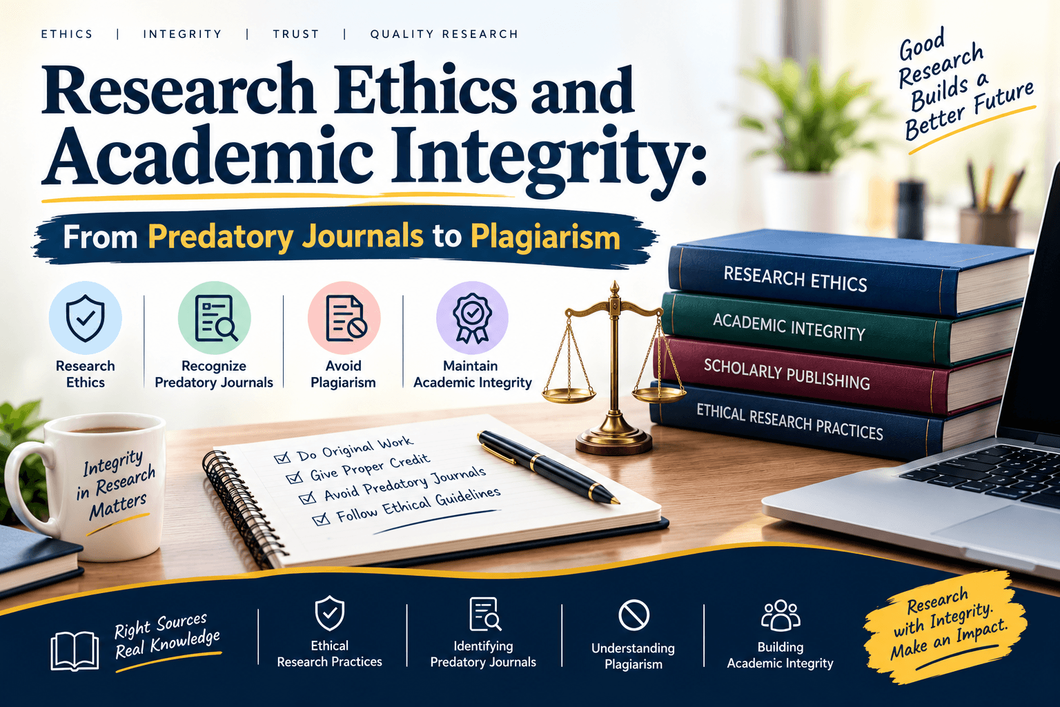 Research Ethics and Academic Integrity: From Predatory Journals to Plagiarism