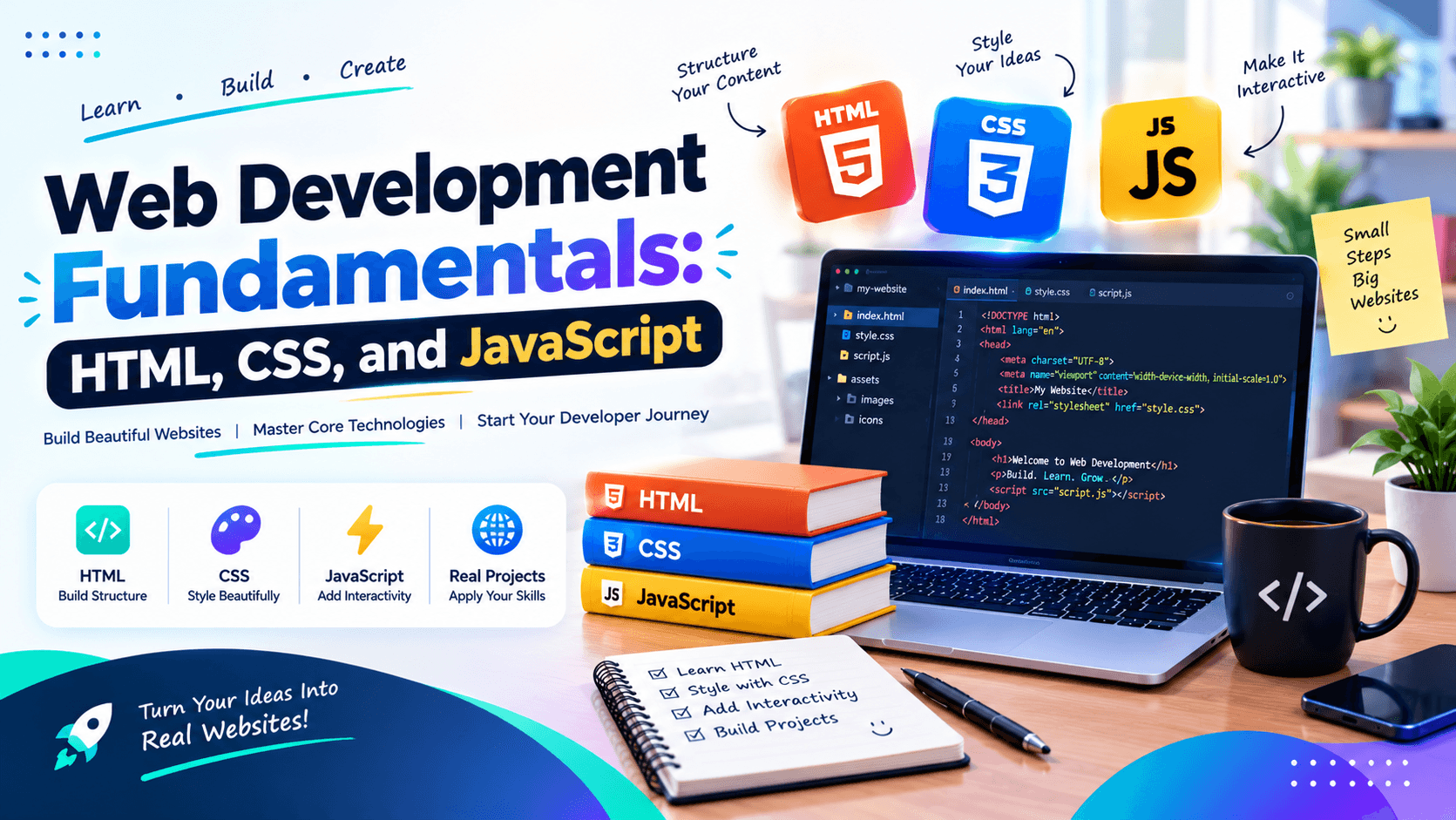 Web Development Fundamentals: HTML, CSS, and JavaScript