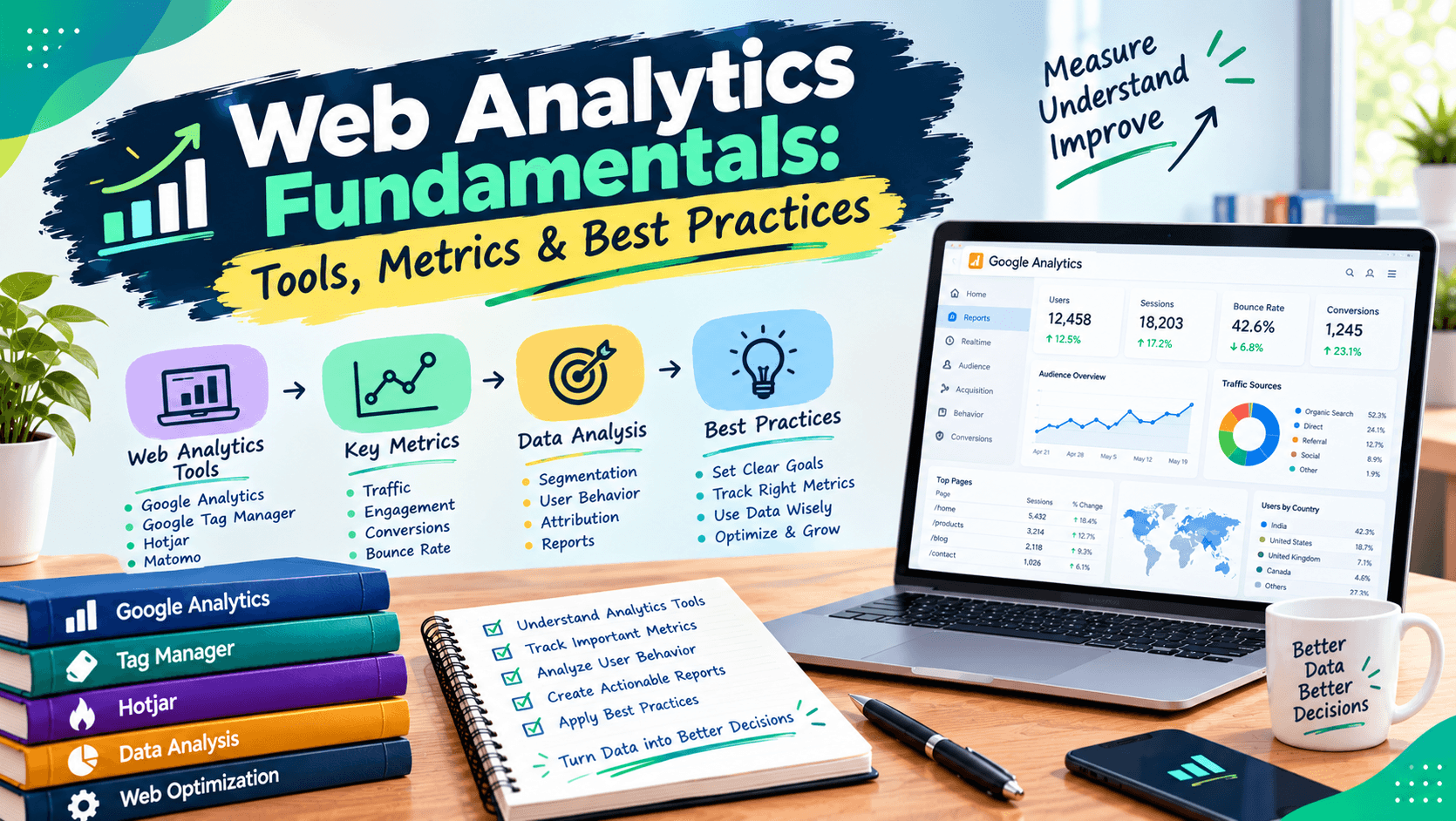 Web Analytics Fundamentals: Tools, Metrics & Best Practices