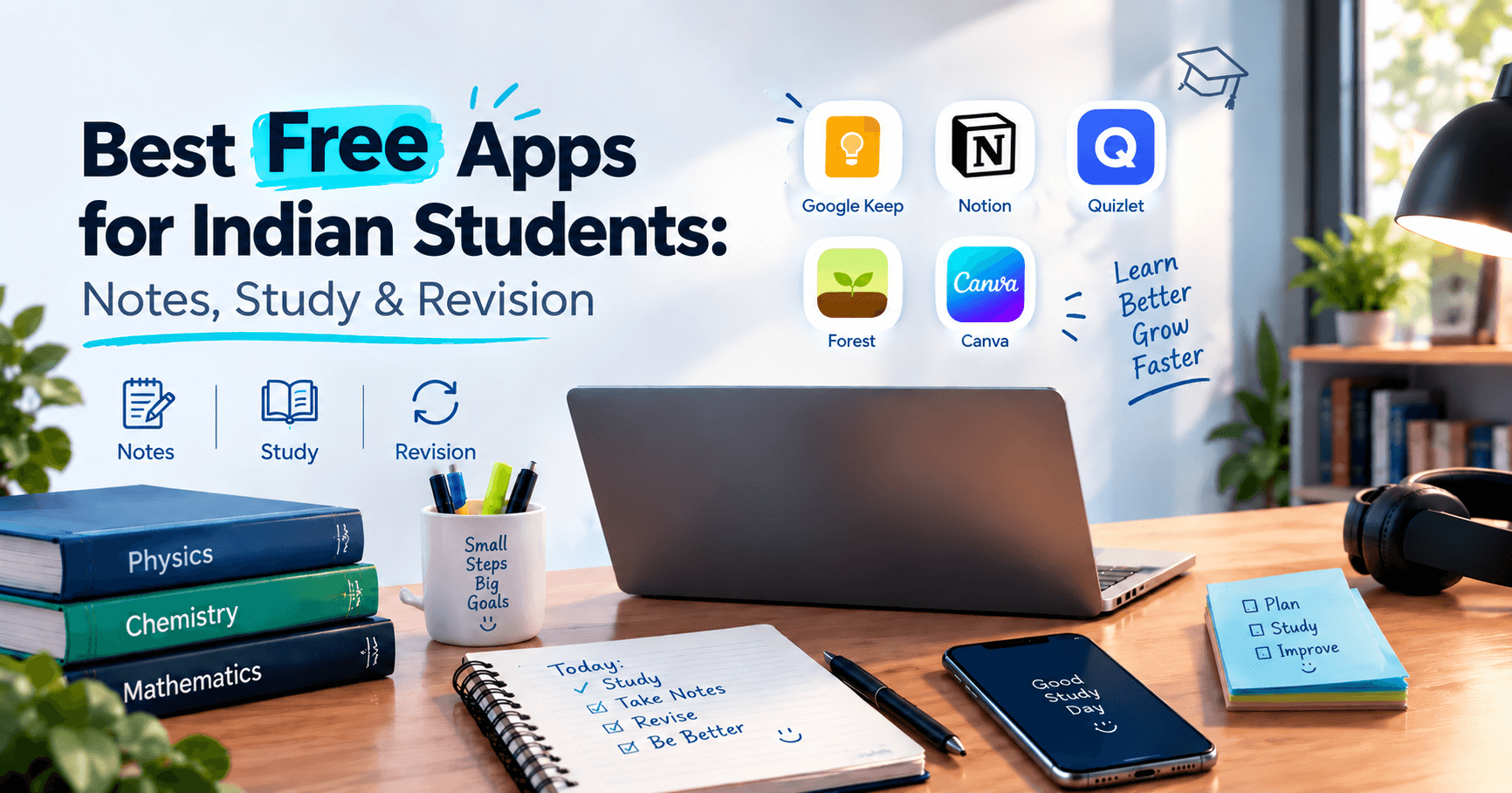 Best Free Apps for Indian Students: Notes, Study & Revision